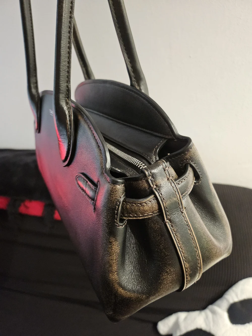 COACH Loved Leather Empire Carry All